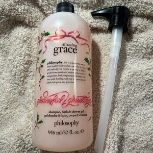 PHILOSOPHY AMAZING GRACE SHAMPOO, BATH & SHOWER GEL W/PUMP 32 OZ